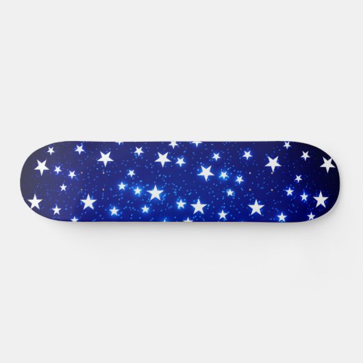 Blue Stargazer Persoonlijk Skateboard (Horizontaal)
