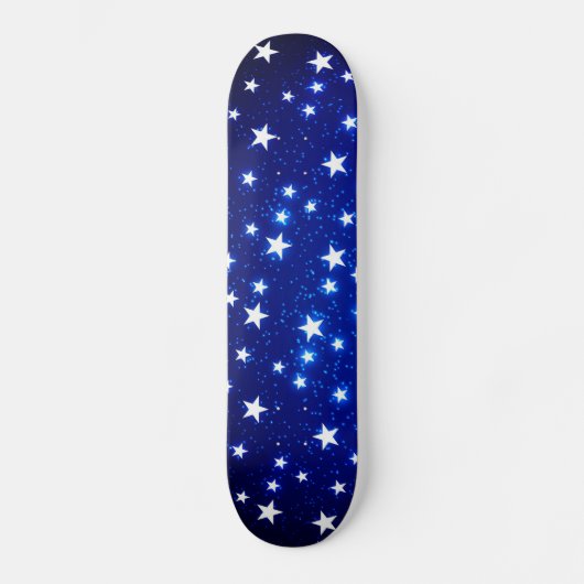 Blue Stargazer Persoonlijk Skateboard (Voorkant)