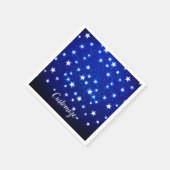 Blue Stargazer Servet (Hoek)