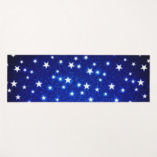Blue Stargazer Yogamat (Voorkant (horizontaal))