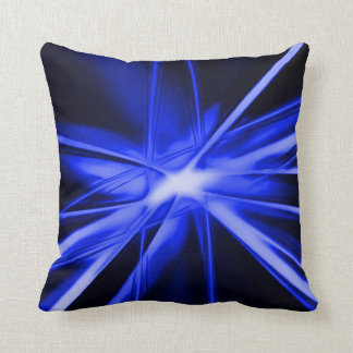 Blue Starlight Abstract Airborstel Art Sierkussen