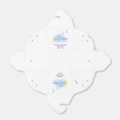 Blue Starlit Baby Boy Bliss Stork Special Delivery Bedankdoosjes (Uitgevouwen)