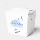 Blue Starlit Baby Boy Bliss Stork Special Delivery Bedankdoosjes (Achterkant)