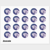 Blue Starry Eenhoorn sticker (Vel)
