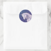 Blue Starry Eenhoorn sticker (Tas)