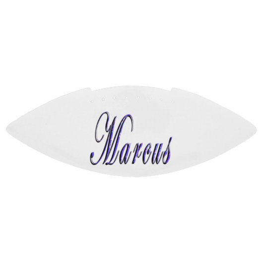 Blue Starry Marcus Name Logo, American Football (Paneel)