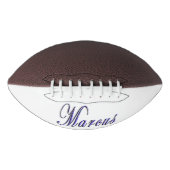 Blue Starry Marcus Name Logo, American Football (Voorkant)