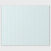 Blue Stars Baby shower Cadeaupapier (Vlak)