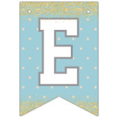 Blue Stars Christmas Party Vlaggetjes (Derde vlag)