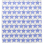 Blue Stars Design Douchegordijn (Voorkant)