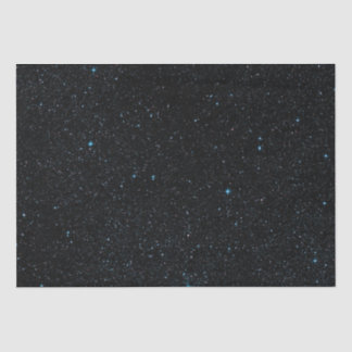 Blue Stars Donkere Ruimte Tissuepapier