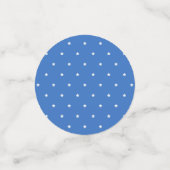 Blue Stars Kerstfeest Confetti (Kleine voorkant)