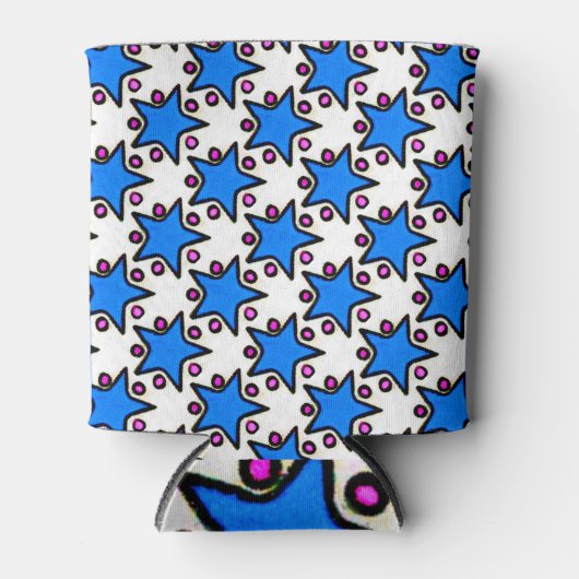 Blue Stars Koelbox Blikjeskoeler (Voorkant)