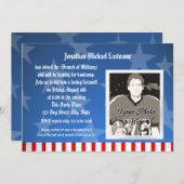 Blue Stars Militaire weg partij Kaart (Voorkant / Achterkant)