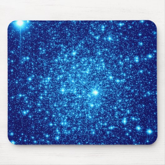 Blue Stars Mousepad Muismat (Voorkant)