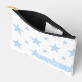 Blue Stars Pattern Constellation Cosmetic & Pencil Etui (Open)