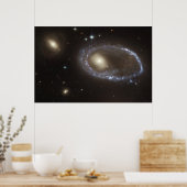 Blue Stars Ring Nucleus of Galaxy AM 0644-741 Poster (Keuken)