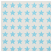 Blue Stars Rodeo Western Fabric Stof (Swatch)