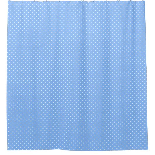 Blue Stars Shower Curtain Douchegordijn (Voorkant)