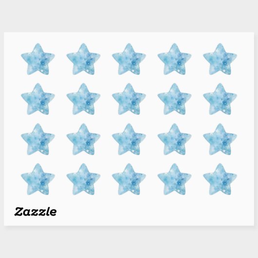 Blue stars sticker (Vel)