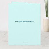  Blue Stars Toevoegen Naam Get Well Kaart (Achterkant)