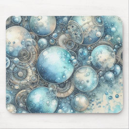 Blue Steampunk Mousepad Muismat