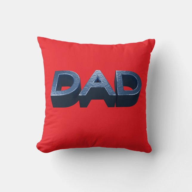 Blue Steel Dad Kussen (Voorkant)