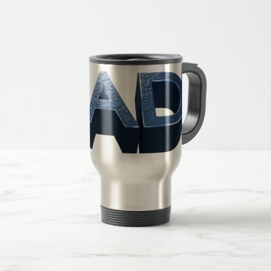 Blue Steel Dad Reisbeker (Voorkant rechts)