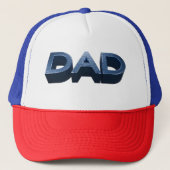 Blue Steel Dad Trucker Pet (Voorkant)