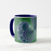 Blue Steel - Fractal Mok (Voorkant links)