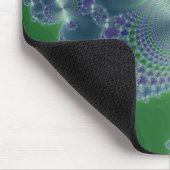 Blue Steel - Fractal Mousepad Muismat (Hoek)