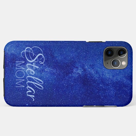 Blue Stellar mama Case-Mate iPhone Case (Achterkant (horizontaal))