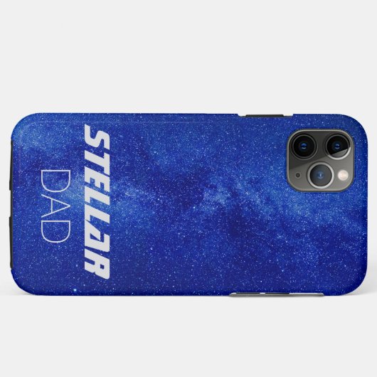 Blue Stellar papa Case-Mate iPhone Case (Achterkant (horizontaal))
