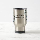 Blue Stethoscope Nursing Student Caduceus Name Reisbeker (Center)