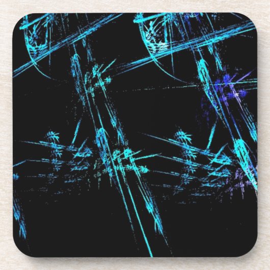 Blue Stick Man Bier Onderzetter (Voorkant)