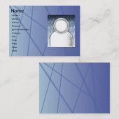 Blue Sticks - Chubby Visitekaartje (Voorkant / Achterkant)