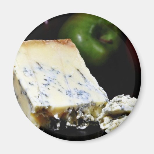 Blue Stilton Cheese Magneet (Voorkant)