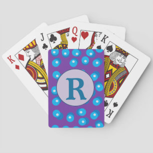 Blue Stippen Letter-afspeelkaarten Pokerkaarten
