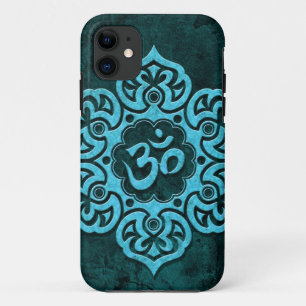 Blue Stone Floral Om Case-Mate iPhone Case