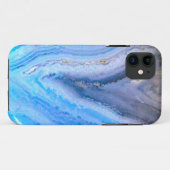 "Blue Stone Phone Case" Case-Mate iPhone Case (Achterkant (horizontaal))
