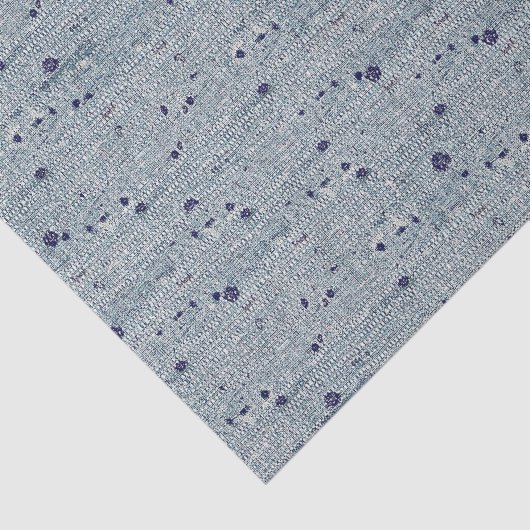 Blue Stone Stitch Tissuepapier (Detail)