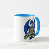 Blue Stonefire Dragon Crest Mok (Voorkant rechts)