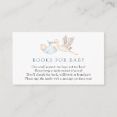 Blue Stork Boeken voor Baby insert kaart (Voorkant)
