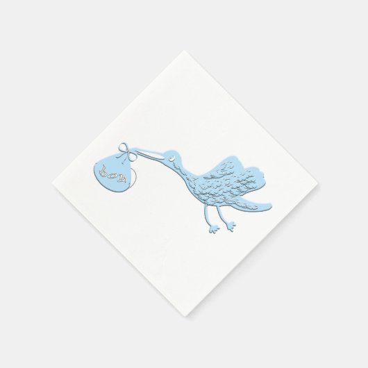 Blue Stork Delivering Boy Servet (Hoek)