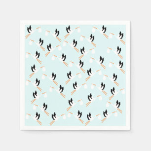 Blue Stork Paper Napkins Servet