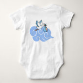 Blue STORKS Romper (Achterkant)