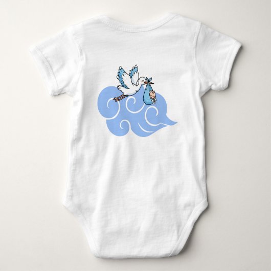 Blue STORKS  Romper (Achterkant)