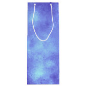 Blue Storm Cloud Effect Gift Bag Wijn Cadeautas (Achterkant)