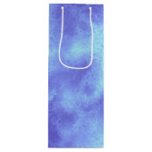 Blue Storm Cloud Effect Gift Bag Wijn Cadeautas (Voorkant)
