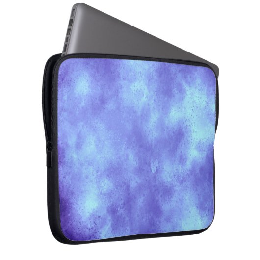 Blue Storm Cloud Effect Laptop Sleeve (Voorkant Rechts)